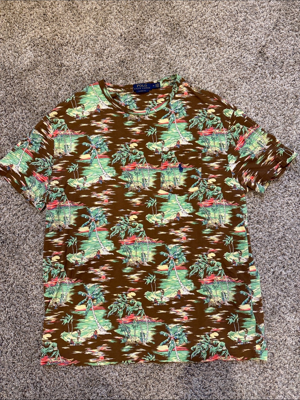 Polo Ralph Lauren Aloha All Over Pocket T-shirt Men’s Medium